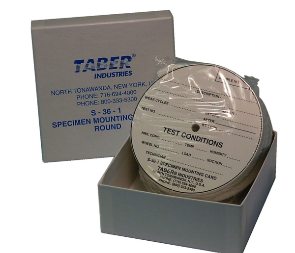 Taber S-36-1 Round Mounting Cards
