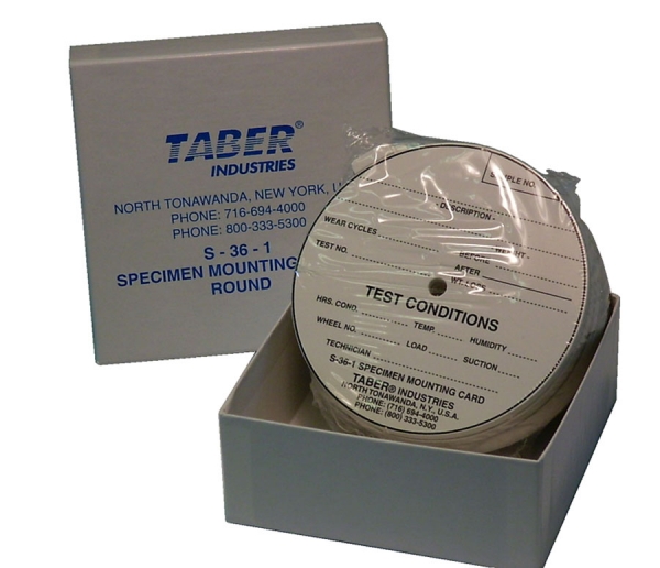 Taber S-36-1 Round Mounting Cards Taber S-36-1 Round Mounting Cards