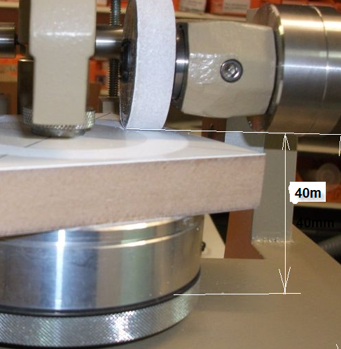 Taber Arm Height Extension Kit with Sample Taber Arm Height Extension Kit with Sample