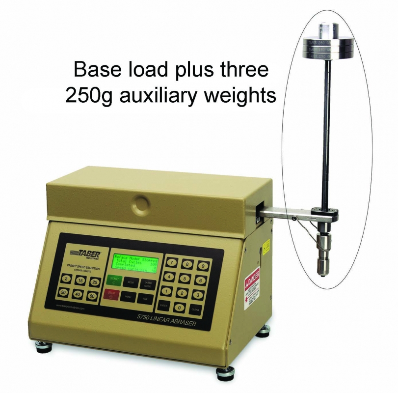 Taber Linear Abraser Base Load Taber Linear Abraser Base Load